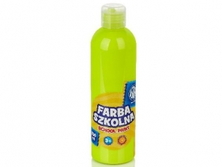 Farba szkolna Astra 250 ml - fluorescencyjna cytrynowa