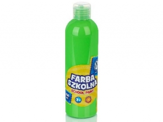 Farba szkolna Astra 250 ml - fluorescencyjna zielona
