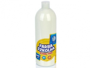 Farba szkolna Astra 1000 ml - bia�a