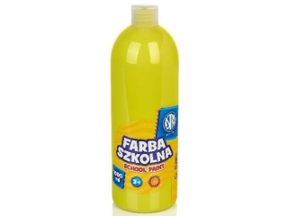 Farba szkolna Astra 1000 ml - cytrynowa