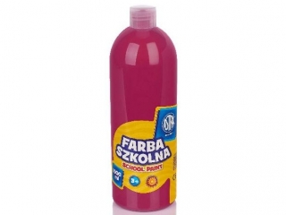 Farba szkolna Astra 1000 ml - r�owa