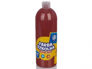 Farba szkolna Astra 1000 ml - br�zowa