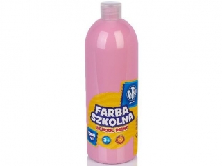 Farba szkolna Astra 1000 ml - r�owa jasna