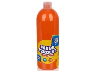 Farba szkolna Astra 1000 ml - pomara�czowa