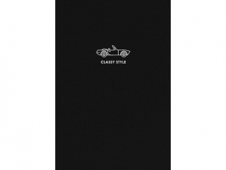 Brulion A5 kratka 80k kremowy papier, "Classy style"  [opakowanie=4szt]