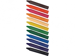 Kredki �wiecowe ASTRA super Jumbo 12 kolor�w - 14mm /100mm
