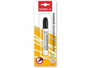 Marker sucho�cieralny DONG-A na blistrze, czarny