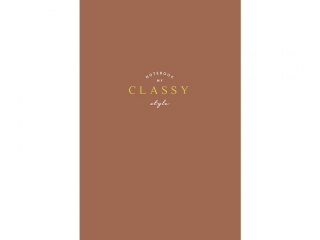 Brulion B5 kratka 80K kremowy papier, "Classy"  [opakowanie=4szt]