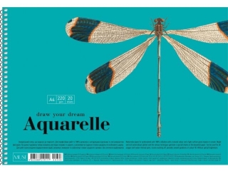 Blok do akwareli ASTRA A4 20k. "Aqua"