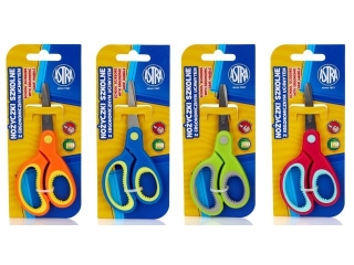 No�yczki szkolne z ergonomicznym uchwytem i podzia�k� Astra