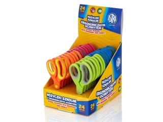 No�yczki szkolne z ergonomicznym uchwytem i podzia�k� Astra