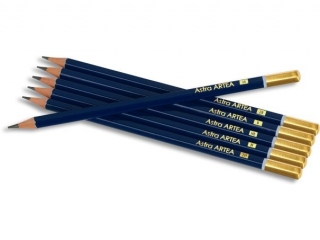 O��wki grafitowe ASTRA Artea do szkicowania w metalowym pude�ku 6szt.