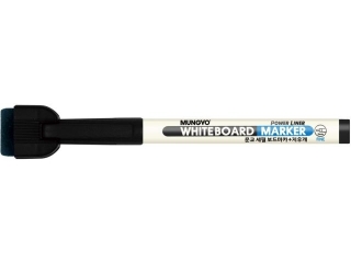Marker sucho�cieralny MUNGYO mini z czy�cikiem czarny