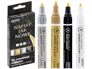 Marker olejowy GRAND 4 kol. do renowacji napisw na nagrobkach GR-25M