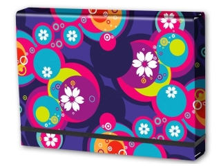 Teczka A4 PENMATE Lux na gumk� - wz�r b�belki