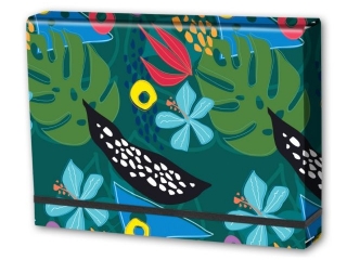 Teczka A4 PENMATE Lux na gumk� - wz�r d�ungla