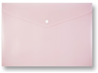 Koperta na zatrzask PENMATE A5 PP-114 - pomara�czowa pastelowa