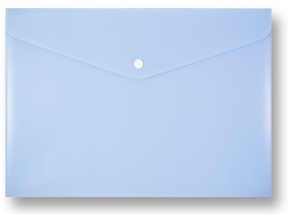 Koperta na zatrzask PENMATE A5 PP-114 - niebieska pastelowa