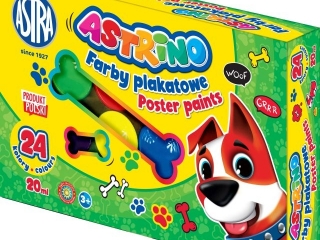 Farby plakatowe AS 24 kolory - 20 ml