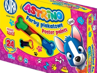 Farby plakatowe AS 24 kolory - 20 ml