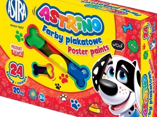 Farby plakatowe AS 24 kolory - 20 ml