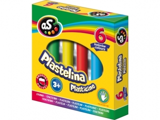 Plastelina AS  6 kolor�w