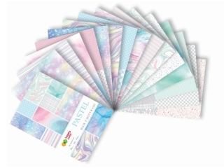 Blok z motywami HAPPY COLOR Pastel 80g A4 15k. 30 motyw�w