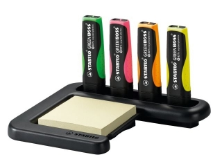 Zakre�lacz STABILO GREEN BOSS zestaw 4 szt.