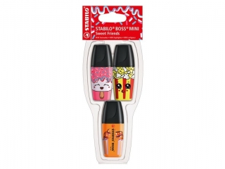 STABILO BOSS MINI Sweet Friends etui 3 szt. 07/03-58