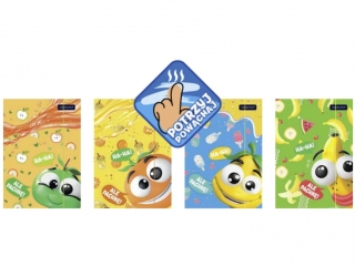 Teczka z gumk� ASTRAPAP A4 "Frutos" [opakowanie=10szt]