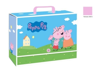 Teczka z rączką PEPPA PIG XL 9cm Nnowość