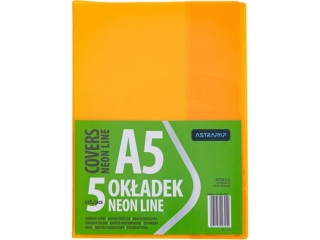 Ok�adka A5 NEON LINE nieregulowana, 5 szt