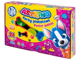 Farby plakatowe ASTRINO 24 kolory 20ml