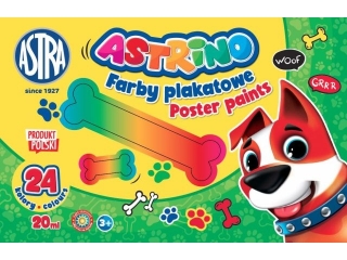 Farby plakatowe ASTRINO 24 kolory 20ml