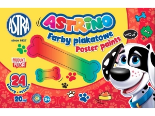 Farby plakatowe ASTRINO 24 kolory 20ml