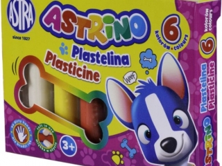 Plastelina ASTRINO  6 kolor�w