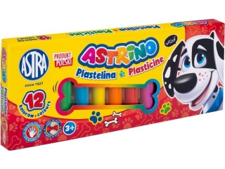 Plastelina ASTRINO 12 kolor�w