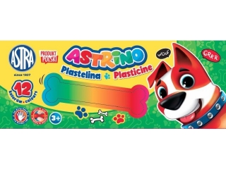 Plastelina ASTRINO 12 kolor�w