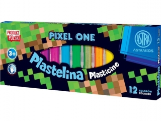 Plastelina ASTRA Pixel One 12 kolorw