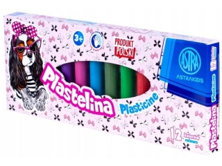 Plastelina ASTRA 12 kolor�w - Pieski