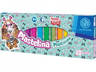 Plastelina ASTRA 12 kolor�w - Pieski