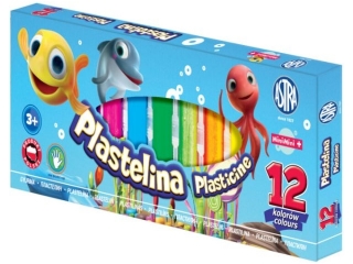 Plastelina ASTRA 12 kolor�w - Mini Mini