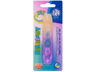 Korektor i klej w ta�mie 2w1 ASTRAPEN Pastel Line  - 1 szt. blister  [opakowanie=12szt]