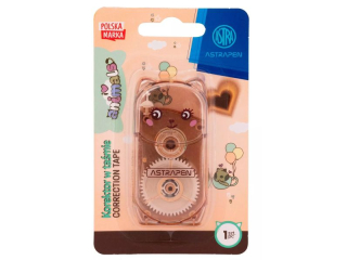 Korektor w tamie z uszkami ASTRAPEN Animals - 1 szt. blister  [opakowanie=12szt]