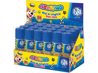 Klej w sztyfcie PVP ASTRINO 15 g [opakowanie=24szt]