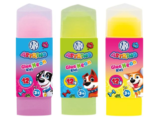 Klej w sztyfcie tr�jk�tny PVP ASTRINO 12 g [opakowanie=12szt]