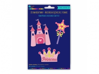 ZESTAW KREATYWNY - AKCESORIA KSIʯNICZKI Z PIANKI