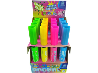 Mazak kredowy zmywalny XXL ASTRAFUN NEON  rozmiar 30cm [opakowanie=16szt]