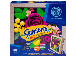 Zestaw lekkiej masy Sensorio Art z ramk� ASTRAFUN R�y - 30 kol.  [opakowanie=12szt]