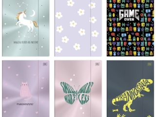 Teczka z gumk� A4+ INTERDRUK Metallic